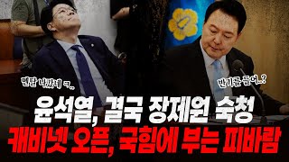 quot윤석열 결국 장제원 숙청” 윤석열 국힘 캐비넷 연다윤핵감 피바람 불기 시작 또다시 재활용 인사 단행한심하다 ㅋㅋ [upl. by Krauss724]