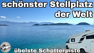 249 schönster Stellplatz der Welt ganz üble Schotterpiste [upl. by Hnacogn169]