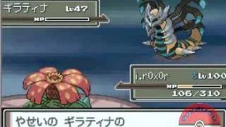 Pokemon Platinum  First Ever Shiny Origin Forme Giratina Encounter [upl. by Anoval]