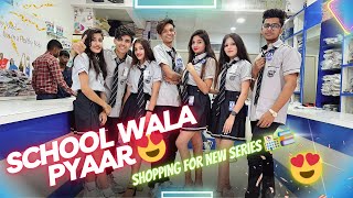 School Wala Pyaar 😍❤️ Shopping for New Series 🛍️ Yashu09 [upl. by Hgiel]