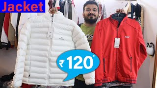 ₹120 से Jacket Windcheater Pullover in Ludhiana Factory  Wholesale Winter Collection [upl. by Nedroj]