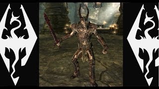 Skyrim  Killing Mikrul Gauldurson Master Difficulty [upl. by Atoked]