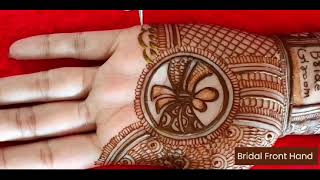 latest bride front hand mehndi [upl. by Alexandros]