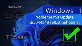 Windows 11  KB5044284 InstallationsProbleme und OpenSSH Bug selbst beheben [upl. by Granny342]