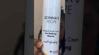 Trying NEW Donna’s Recipe Curl Defining Mousse on 4c hair 🫣 [upl. by Mathis]