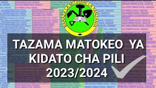 Necta Matokeo ya Kidato cha PILI 20232024 FTNA RESULTS [upl. by Aihsena]