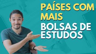 OS 3 MELHORES PAÍSES PARA CONSEGUIR ESTUDAR NO EXTERIOR COM BOLSA [upl. by Soph899]