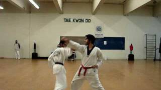 KFUPM Taekwondo One Step Sparring 110 [upl. by Gomar357]