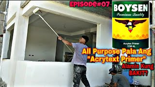 How to Apply ACRYTEX PRIMER  Paano Gamitin Ang Acrytext Primer [upl. by Lenni]