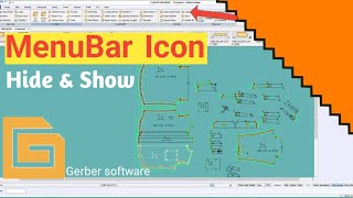 MenuBar Icon Hide and Show Gerber CAD software for Beginner Bangla Tutorial [upl. by Odlamur]