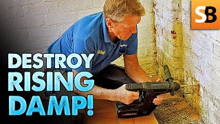 Easy DIY Solution to Treat Rising Damp in Walls [upl. by Eojyllib]