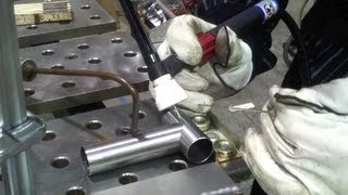 Tig Welding Thin Steel Tubing [upl. by Pelag]