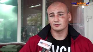 Artur Szpilka o walce z Gonzalo Omarem Basilem [upl. by Nilram]