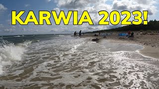 KARWIA nad Polskim Morzem 2023 Spacer przez miasto na PLAŻĘ [upl. by Kellsie725]