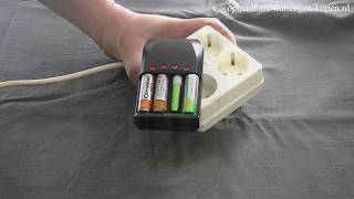 Mediarange oplaadbare batterij lader [upl. by Oleic]