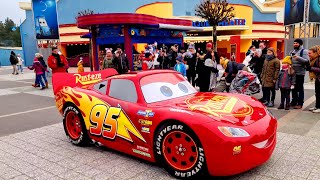 Disneyland Paris Lightning McQueenCARS Parade 22 January 2023 Polka Dot Day Ready for the ride [upl. by Harle554]