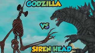 GODZILLA VS SIREN HEAD [upl. by Creight471]