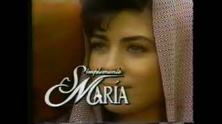 Simplemente Maria entrada salida Televisa 1989 [upl. by Mohammed256]