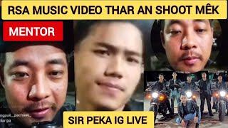 J Lalrosanga MV an shoot mêk  RSA mentor Sir PEKA IG LIVE [upl. by Danete505]