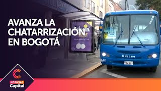 Chatarrización de buses en Bogotá [upl. by Ayouqes]