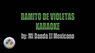 Ramito De Violetas Karaoke [upl. by Alios]