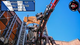 FLY Construction Footage  January 2019  Phantasialand  Chall Chats [upl. by Follmer]