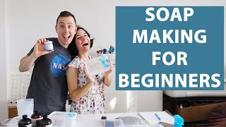 Soap Making For Beginners With Soap Base Using BrambleBerry [upl. by Giralda341]