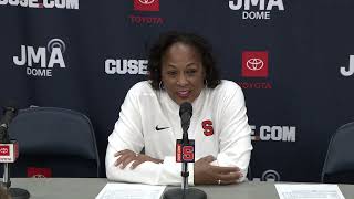 Postgame Press Conference  Syracuse vs Saint Josephs [upl. by Odnavres629]