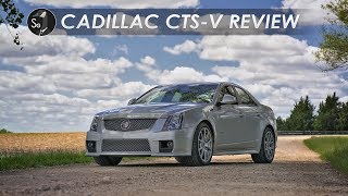 Cadillac CTSV  Nutty Speed and Obese Proportions [upl. by Eybbob120]