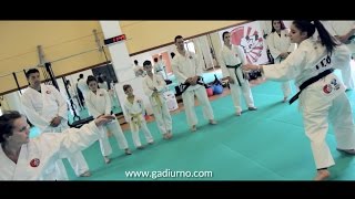 Esibizione di Ju Jitsu delle Atlete Azzurre del GADIURNO Sofia Franzoso e Giulia Manfrinato [upl. by Cyrus814]