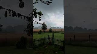 Damaging Tornado in Telgte Germany 12 July 2024 [upl. by Anastasie]