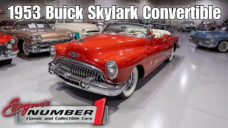 1953 Buick Skylark Convertible  FOR SALE at Ellingson Motorcars in Rogers MN [upl. by Dlorah]