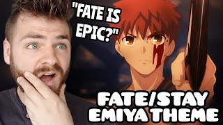 First Time Hearing quotFateStay Emiya Themequot  FATESTAY NIGHT UNLIMITED BLADE WORKS  ANIME REACTION [upl. by Tilly]