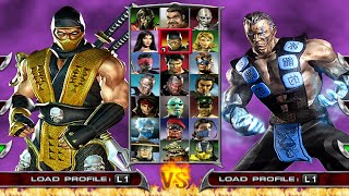 Mortal Kombat Deadly Alliance Gameplay PS2 4K 60FPS [upl. by Nawd951]