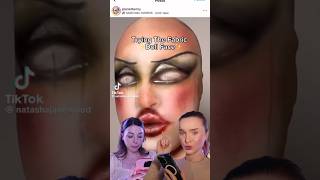 😱КОЛГОТКИ НА ГОЛОВУ🆘НОВЫЙ ТРЕНД❓бьютилайфхак макияж dollface хэллоуин halloween [upl. by Humble571]