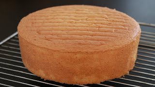 genoise sponge cake soft and fluffy [upl. by Enitnatsnoc]