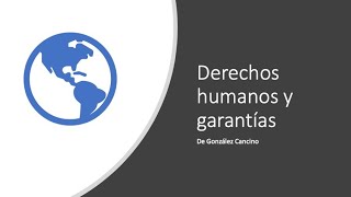 Derechos humanos y garantías [upl. by Basset]