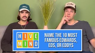 Guessing The 10 Most Famous Edwards Eds Or Eddys [upl. by Anauqaj]