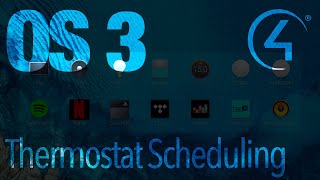 CONTROL4 OS 3 THERMOSTAT SCHEDULING COMFORT CONTROL  ENCORE EAS [upl. by Lim]