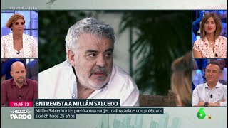 Millán Salcedo quotTodavía me critican la parodia de una mujer maltratadaquot [upl. by Dara]