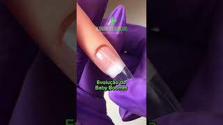 Baby boomer no molde f1 naildesigner nails dualforms unhaemgel manicure [upl. by Anuahsat]