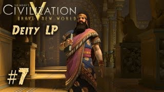 Civilization 5 Brave New World Deity Lets Play Assyria  Part 7 [upl. by Dolphin449]