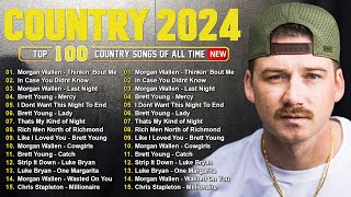 Country Songs 2024  Morgan Wallen Luke Combs Luke Bryan Chris Stapleton Brett Young Kane Brown [upl. by Eolanda]