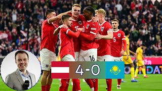 Conor McNamara on AUSTRIA vs KAZAKHSTAN  UEFA Nations League [upl. by Merriott]