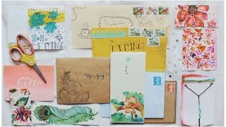 pen pal letter ideas  DIY [upl. by Grinnell]