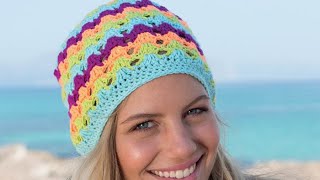 Left Hand Crochet Pipeline Crochet Slouchy Pattern  The Crochet Crowd [upl. by Bamby]