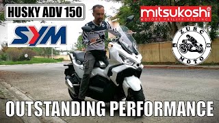 SYM Husky ADV 150  Test Ride Review [upl. by Haridan935]