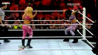 Natalya Vs Melina RAW 24112011 [upl. by Xever952]