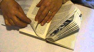 Buch Falten die Zahl 9 Book Folding [upl. by Sid144]