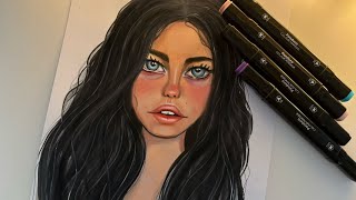 Effy Stonem Portrait Drawing [upl. by Obadias]